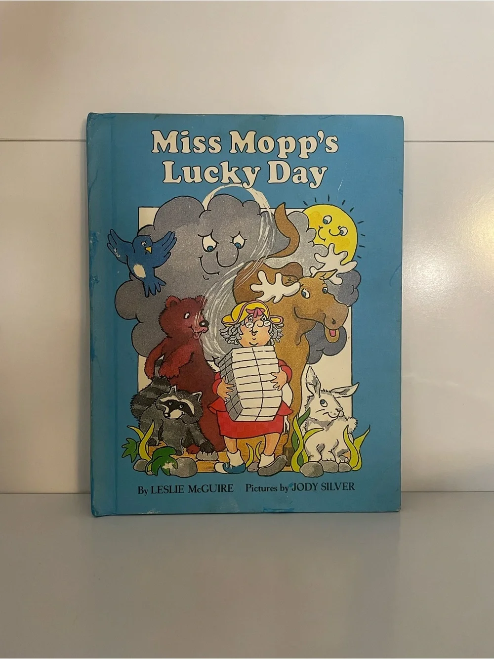 Miss Mopp's Lucky Day - Children's Story Book 1980s vintage
